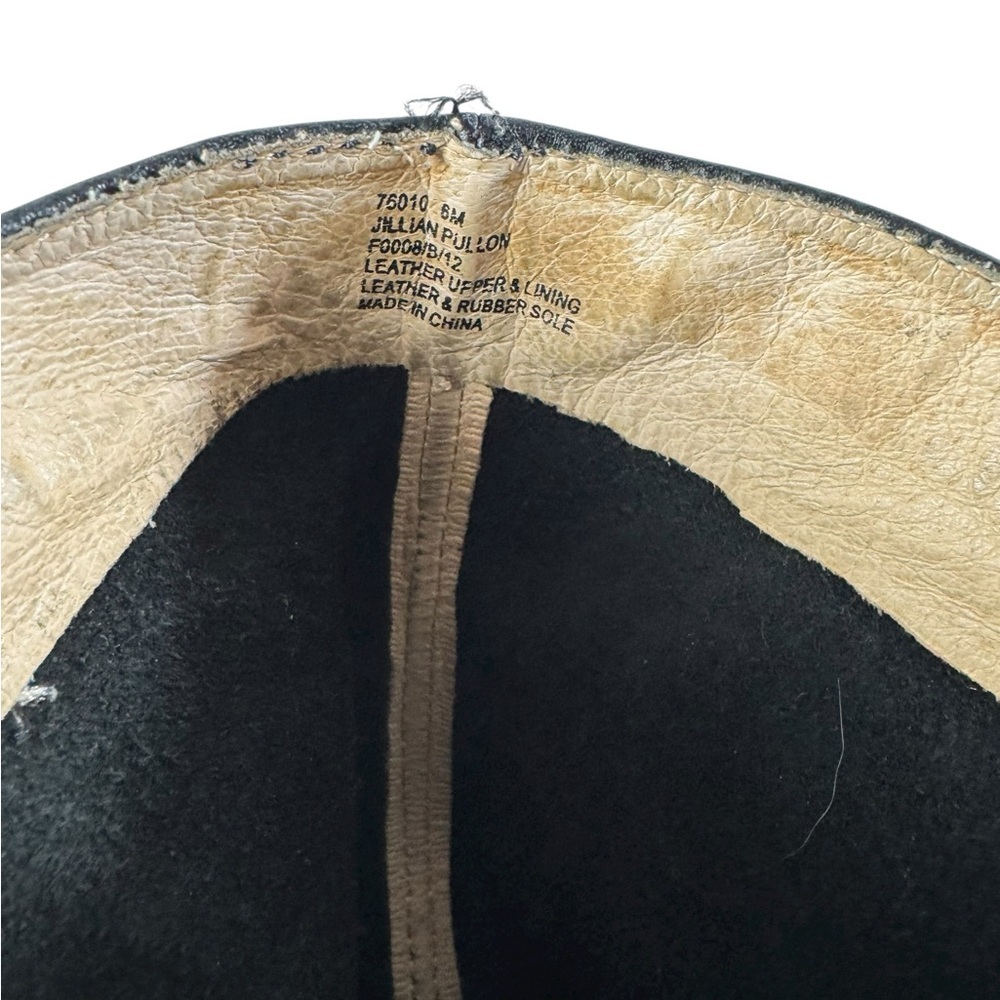 Frye Black Leather Knee-High Riding Boots - Picture 9 of 9